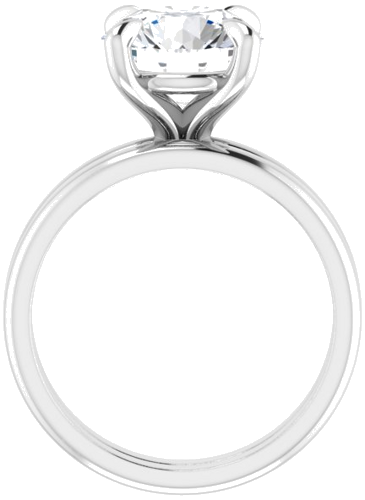 Sužadėtuvių Žiedas „Solitaire“ 950 Platinos Round 9.4mm (7)