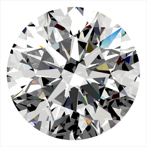 0.35 carat G-VS2 Excellent cut Natūralus Round Deimantas (1)