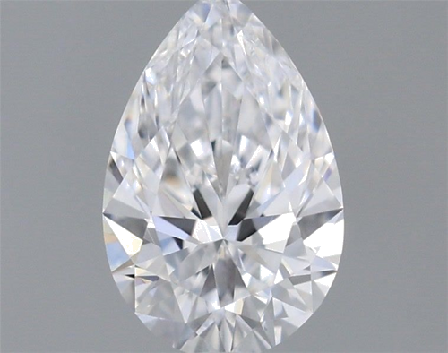 0.31 carat D-VVS2 Natūralus Pear Deimantas (1)