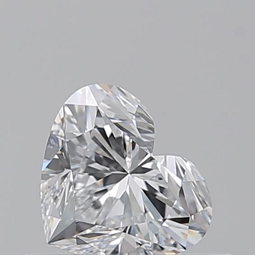 0.5 carat D-VVS2 Natūralus Heart Deimantas (1)