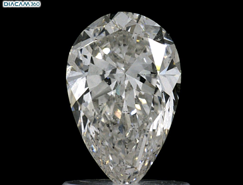 1.01 carat G-SI2 Natūralus Pear Deimantas (1)