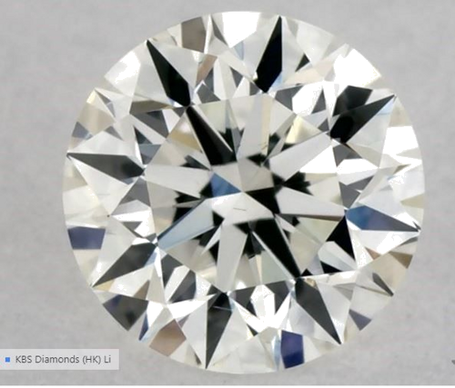 0.34 carat H-VS1 Excellent cut Natūralus Round Deimantas (1)