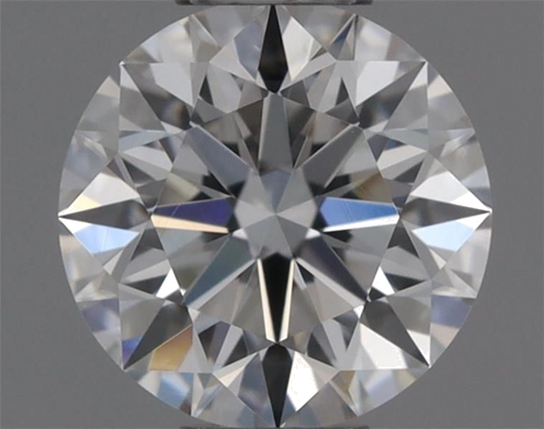 0.37 carat F-VVS2 Excellent cut Natūralus Round Deimantas (1)