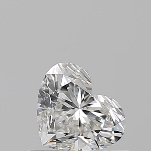 0.51 carat G-VS2 Natūralus Heart Deimantas (1)