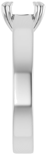 Sužadėtuvių Žiedas „Solitaire“ 950 Platinos Round 7.4mm (4)