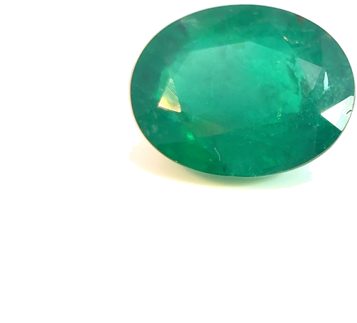 9.45 carat GREEN Oval Smaragdas (1)