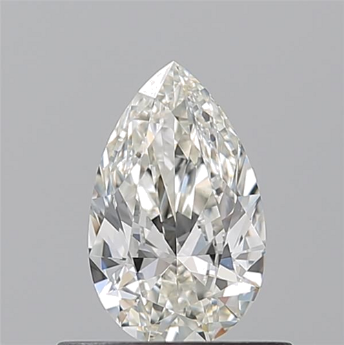 0.53 carat I-VVS1 Natūralus Pear Deimantas (1)
