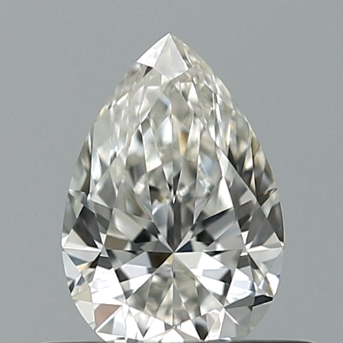 0.4 carat H-VVS2 Natūralus Pear Deimantas (1)