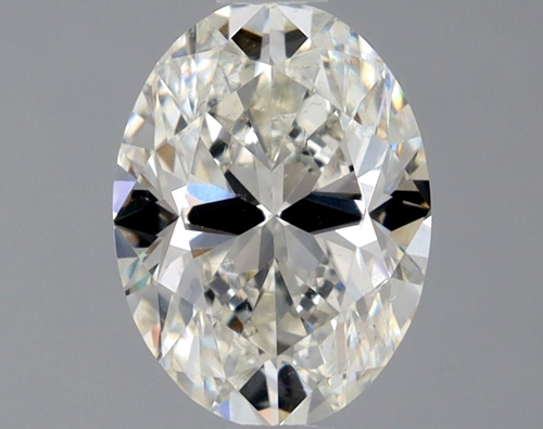 0.9 carat I-SI1 Natūralus Oval Deimantas (1)