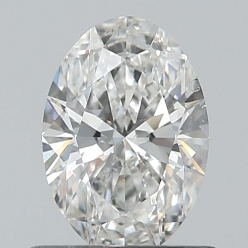 0.6 carat F-SI1 Natūralus Oval Deimantas (1)