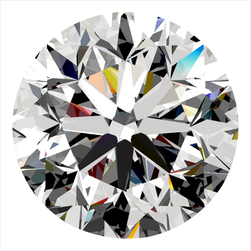 0.3 carat E-VS2 GD cut Natūralus Round Deimantas (1)