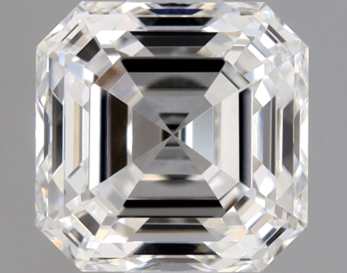 1.0 carat G-VS2 Natūralus Asscher Deimantas (1)