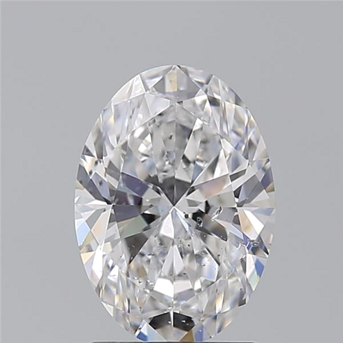 2.02 carat D-SI2 Natūralus Oval Deimantas (1)