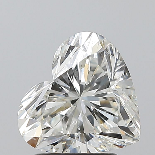 2.02 carat I-SI2 Natūralus Heart Deimantas (1)