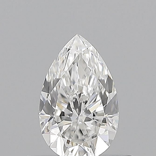 0.55 carat E-VVS1 Natūralus Pear Deimantas (1)