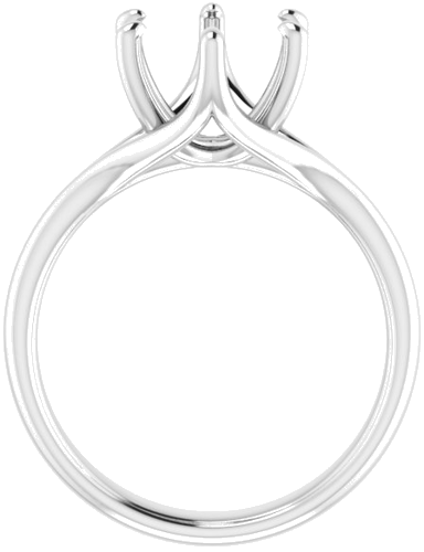 Sužadėtuvių Žiedas „Solitaire“ 950 Platinos Round 9mm (2)