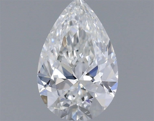 0.4 carat F-VS2 Natūralus Pear Deimantas (1)