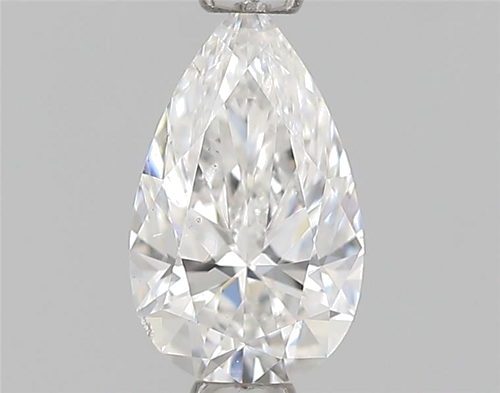 0.65 carat E-SI1 Natūralus Pear Deimantas (1)