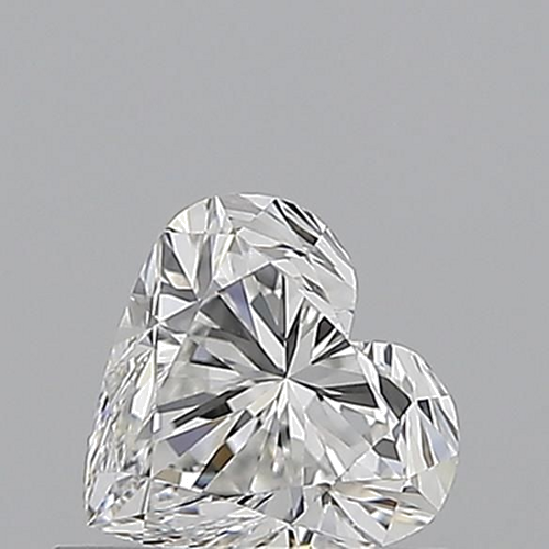 0.6 carat F-VVS1 Natūralus Heart Deimantas (1)