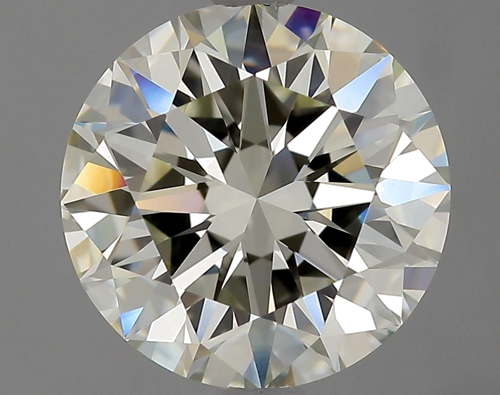 2.04 carat K-VVS2 Very Good cut Natūralus Round Deimantas (1)
