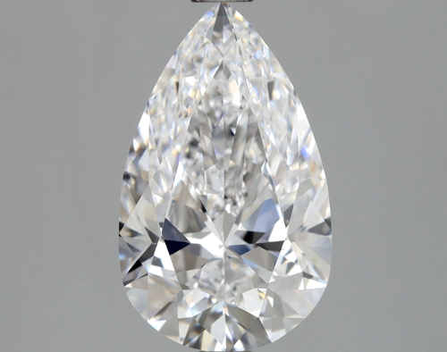 1.9 carat D-IF Natūralus Pear Deimantas (1)