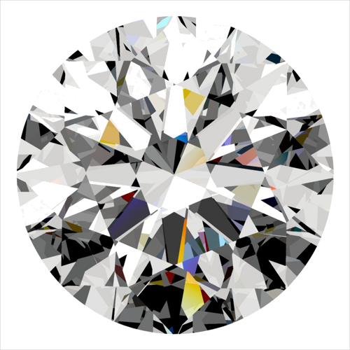 0.3 carat E-VS2 Excellent cut Natūralus Round Deimantas (1)