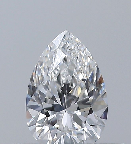 0.3 carat E-VVS1 Natūralus Pear Deimantas (1)