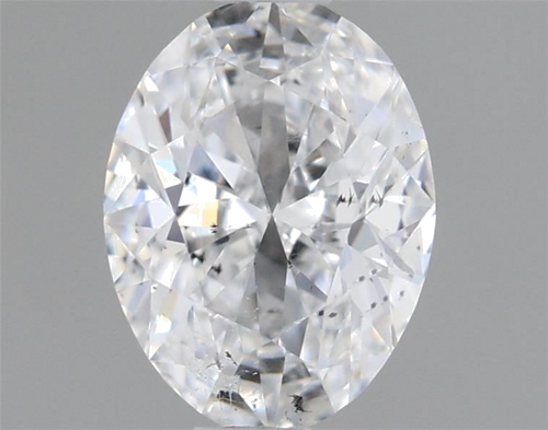 0.7 carat D-SI1 Natūralus Oval Deimantas (1)