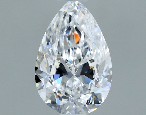 0.5 carat D-VS1 Natūralus Pear Deimantas (1)