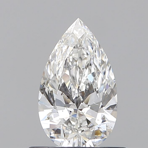 0.54 carat F-SI1 Natūralus Pear Deimantas (1)