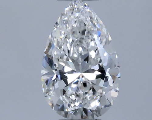 0.3 carat E-VVS1 Natūralus Pear Deimantas (1)