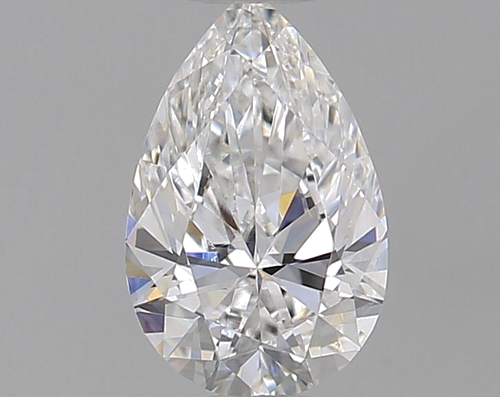 0.32 carat D-VS1 Natūralus Pear Deimantas (1)