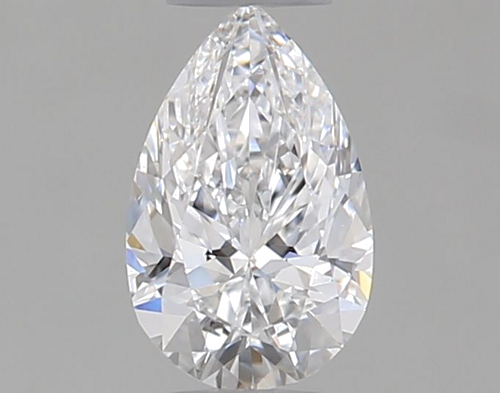 0.3 carat D-VS1 Natūralus Pear Deimantas (1)