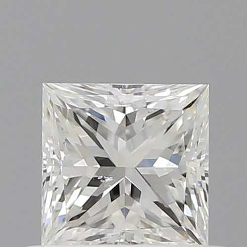 0.5 carat I-SI1 Natūralus Princess Deimantas (1)