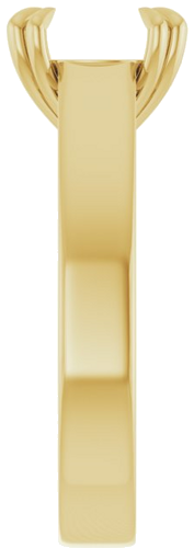 Sužadėtuvių Žiedas „Solitaire“ 585 Geltonojo Aukso Round 9mm (4)