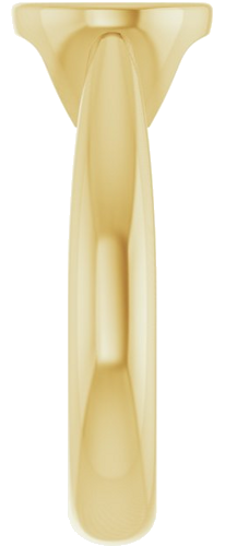 Sužadėtuvių Žiedas „Bezel-Set Solitaire“ 14k yellow gold Round 7.4mm (4)