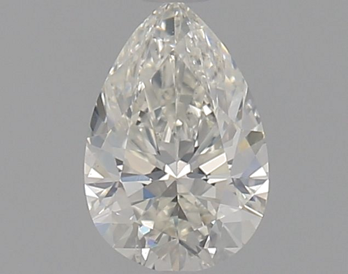 0.7 carat H-SI1 Natūralus Pear Deimantas (1)