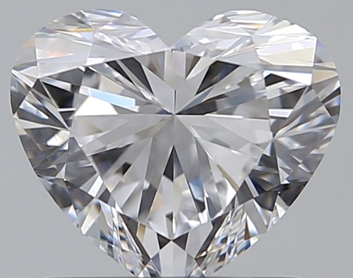 0.9 carat D-VVS2 Natūralus Heart Deimantas (1)