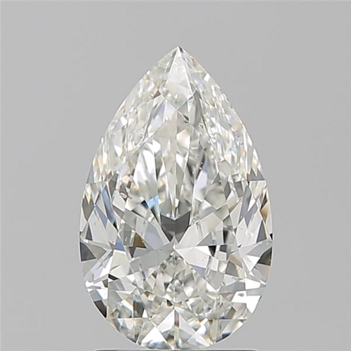 2.01 carat I-SI1 Natūralus Pear Deimantas (1)