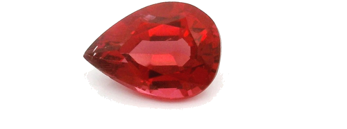 0.58 carat RED Pear Spinel (1)