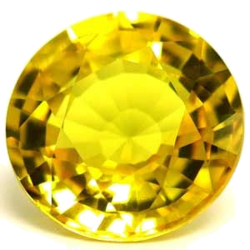 1.52 carat YELLOW Round Safyras (1)