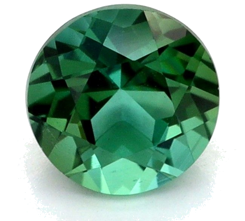 0.65 carat TEAL Round Tourmaline (1)