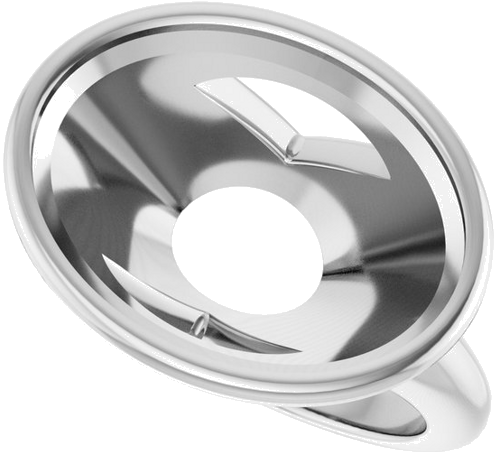 Sužadėtuvių Žiedas „Bezel-Set Solitaire“ 14k white gold Oval 16mm x 12mm (5)