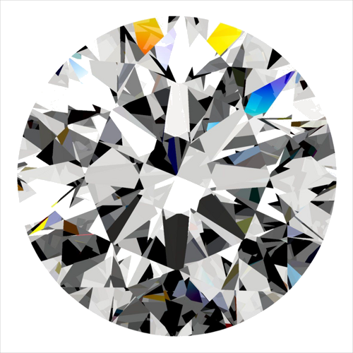 0.3 carat H-VVS1 Excellent cut Natūralus Round Deimantas (1)