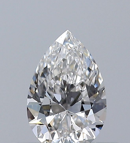 0.3 carat H-VVS1 Natūralus Pear Deimantas (1)