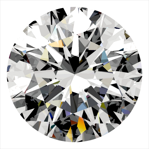 0.32 carat F-VVS2 Excellent cut Natūralus Round Deimantas (1)