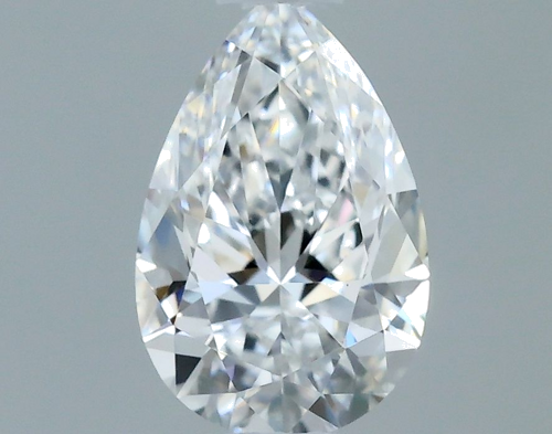 0.4 carat D-VS1 Natūralus Pear Deimantas (1)