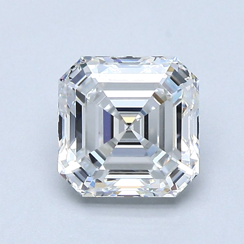 1.57 carat F-VS1 Natūralus Asscher Deimantas (1)