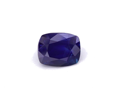 1.0 carat BLUE STEP cut Cushion Safyras (1)