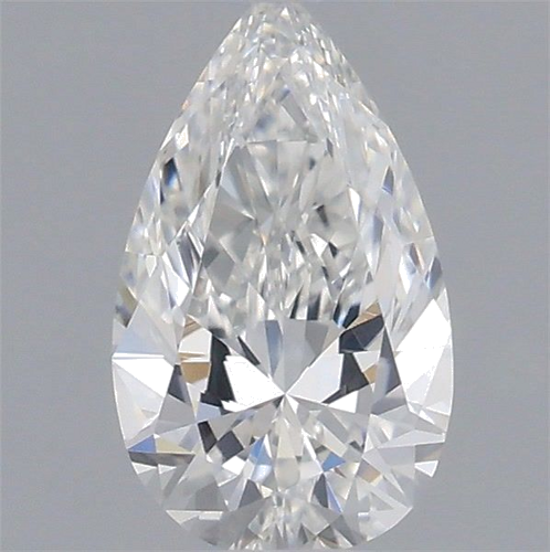 0.4 carat F-VS1 Natūralus Pear Deimantas (1)